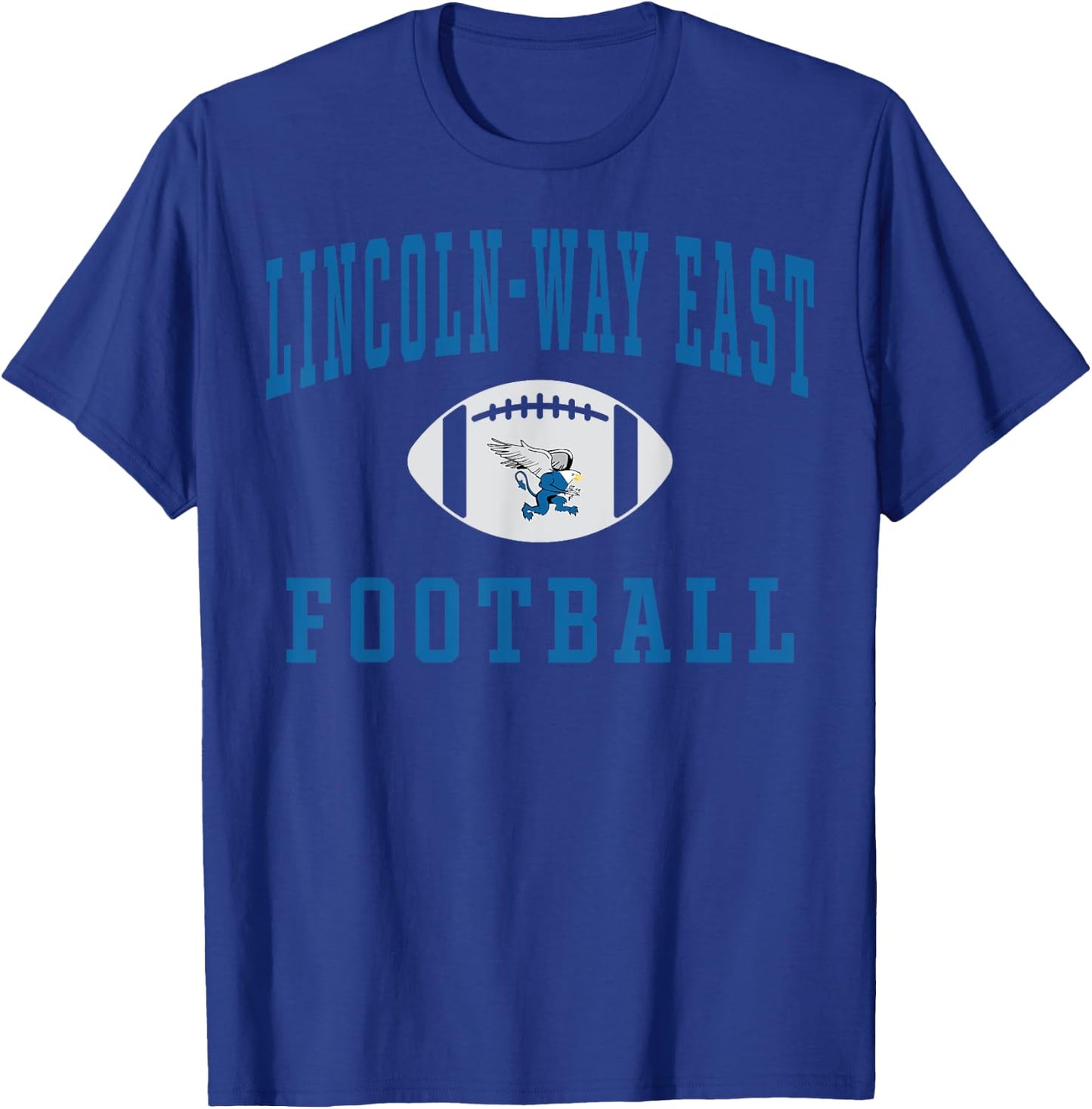 Lincoln-Way East High School Griffins C5 T-Shirt - T-Shirt | Royal