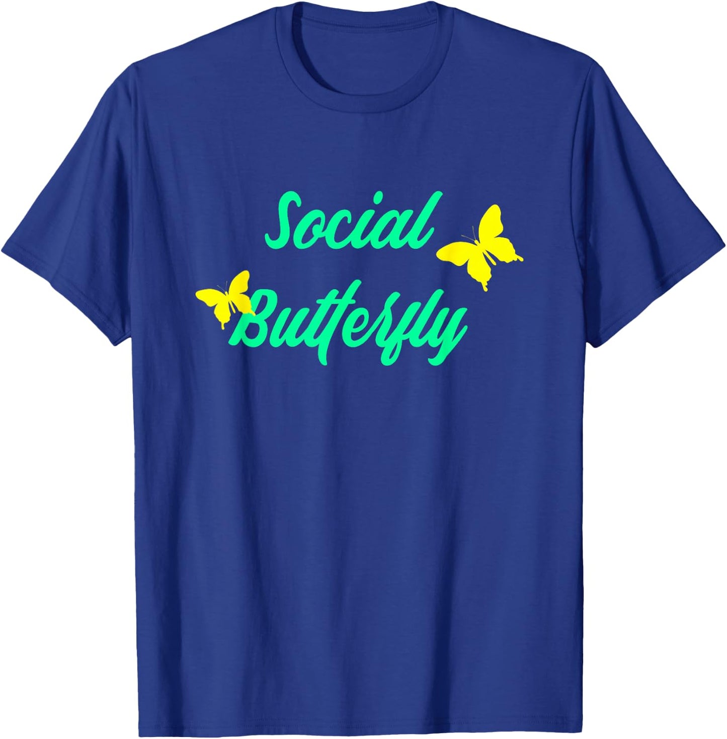 Social Butterfly Costume , Gifts for Extroverts T-Shirt - T-Shirt | Royal