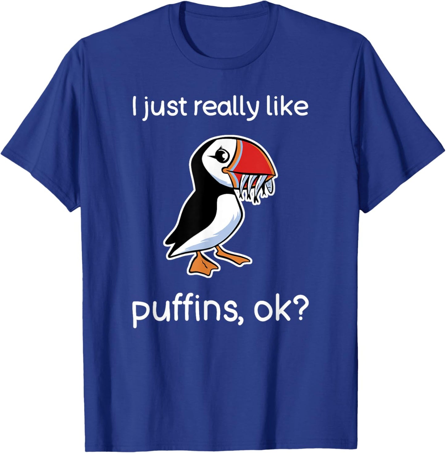 Funny Puffin Lover Shirt Cute Puffin Bird Puffins T-Shirt - T-Shirt | Royal
