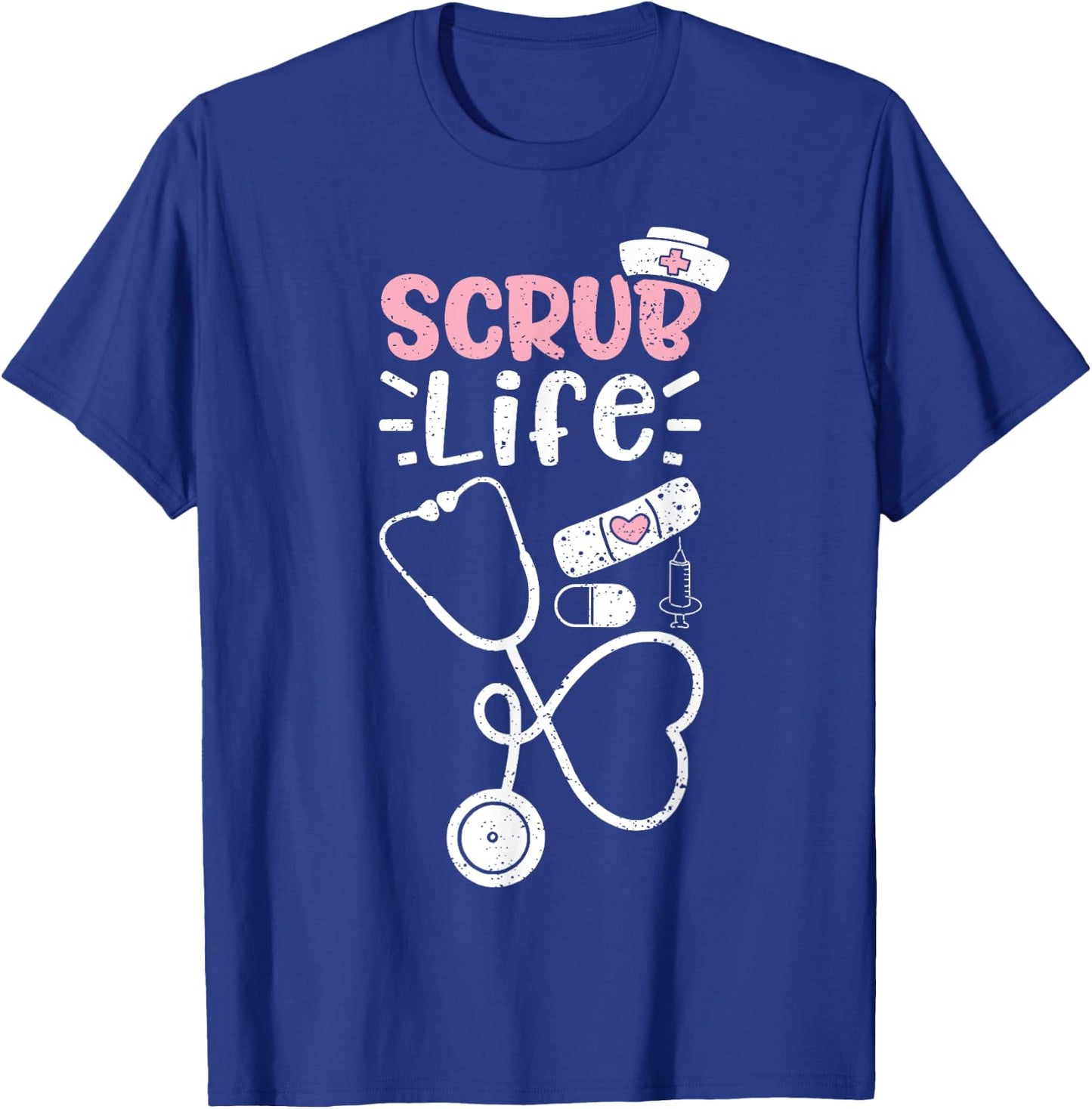 Scrub Life - Nurse Life T-Shirt - T-Shirt | Royal