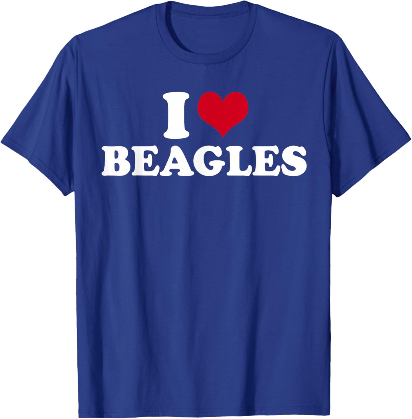 I Love Beagles T-Shirt - T-Shirt | Royal