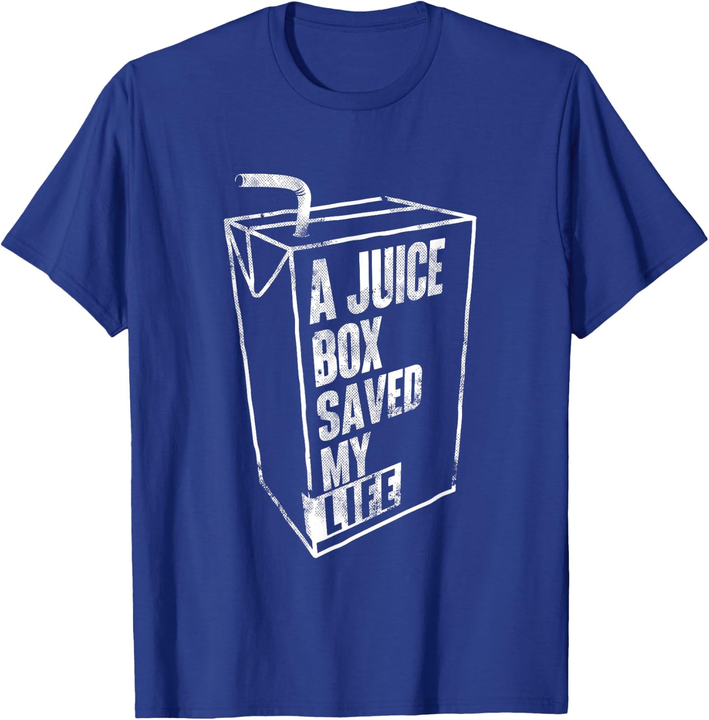A Juice Box Saved My Life - Blood Sugar Diabetes Awareness T-Shirt - T-Shirt | Royal