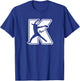 Fastpitch Softball Pitcher Strikeout K Bye Funny Saying T-Shirt - T-Shirt | Royal
