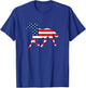 American Patriotic Horse USA Flag July 4th Gift Equestrian T-Shirt - T-Shirt | Royal