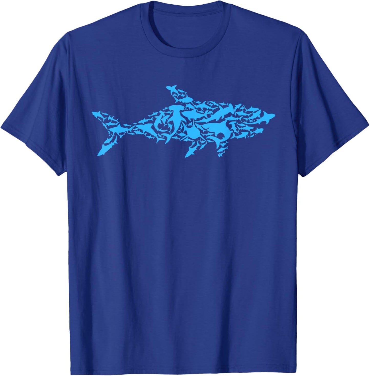 Shark Animal Marine Biology Science Scientist Shark Lover T-Shirt - T-Shirt | Royal