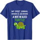 My Spirit Animal Is An Awkward Turtle Funny Turtle Lover T-Shirt - T-Shirt | Royal