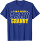 I Am A Proud Army Granny Patriotic Pride Military Grandma Women Men T-Shirt - T-Shirt | Royal