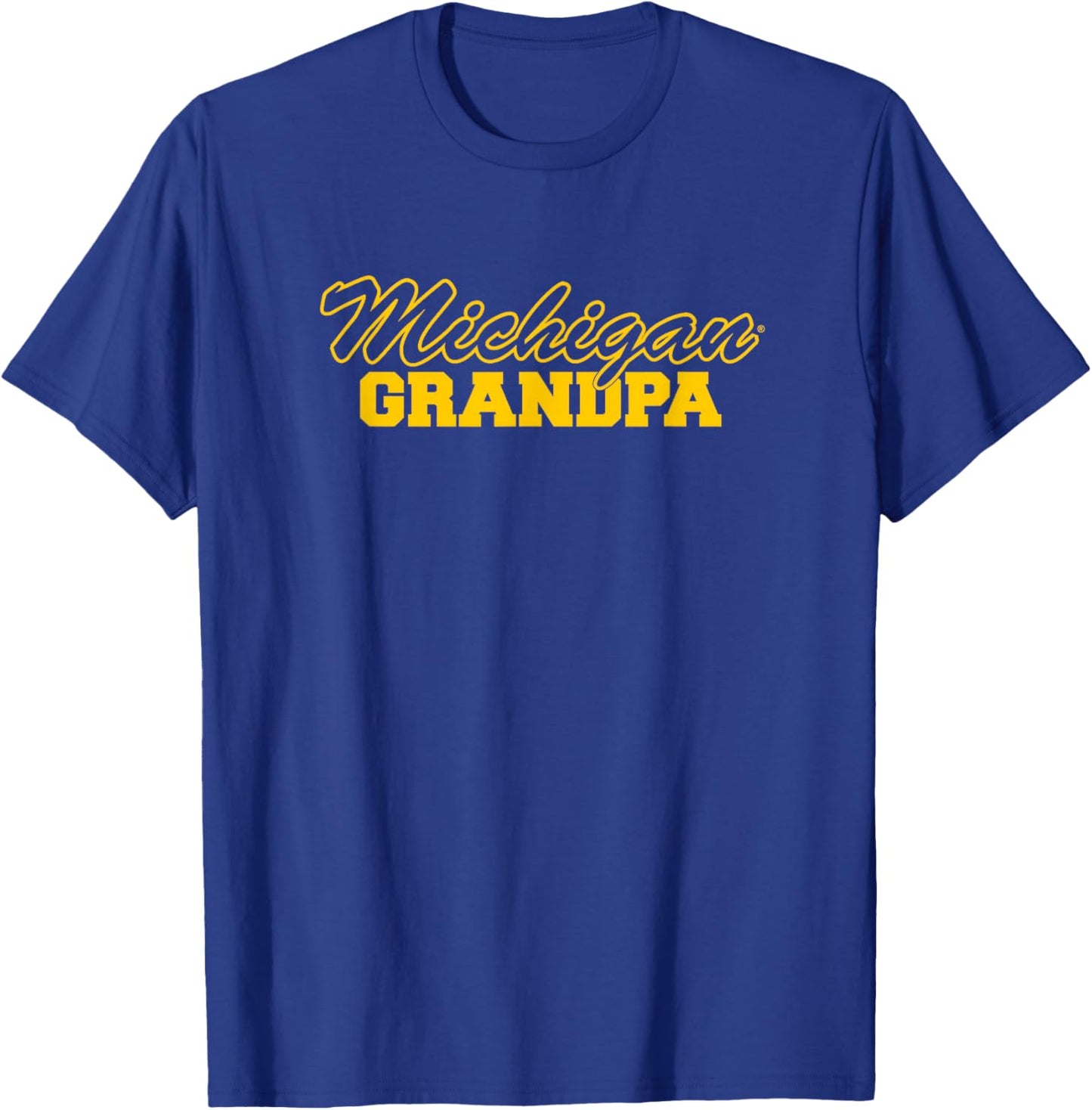 University of Michigan Wolverines Grandpa T-Shirt - T-Shirt | Royal