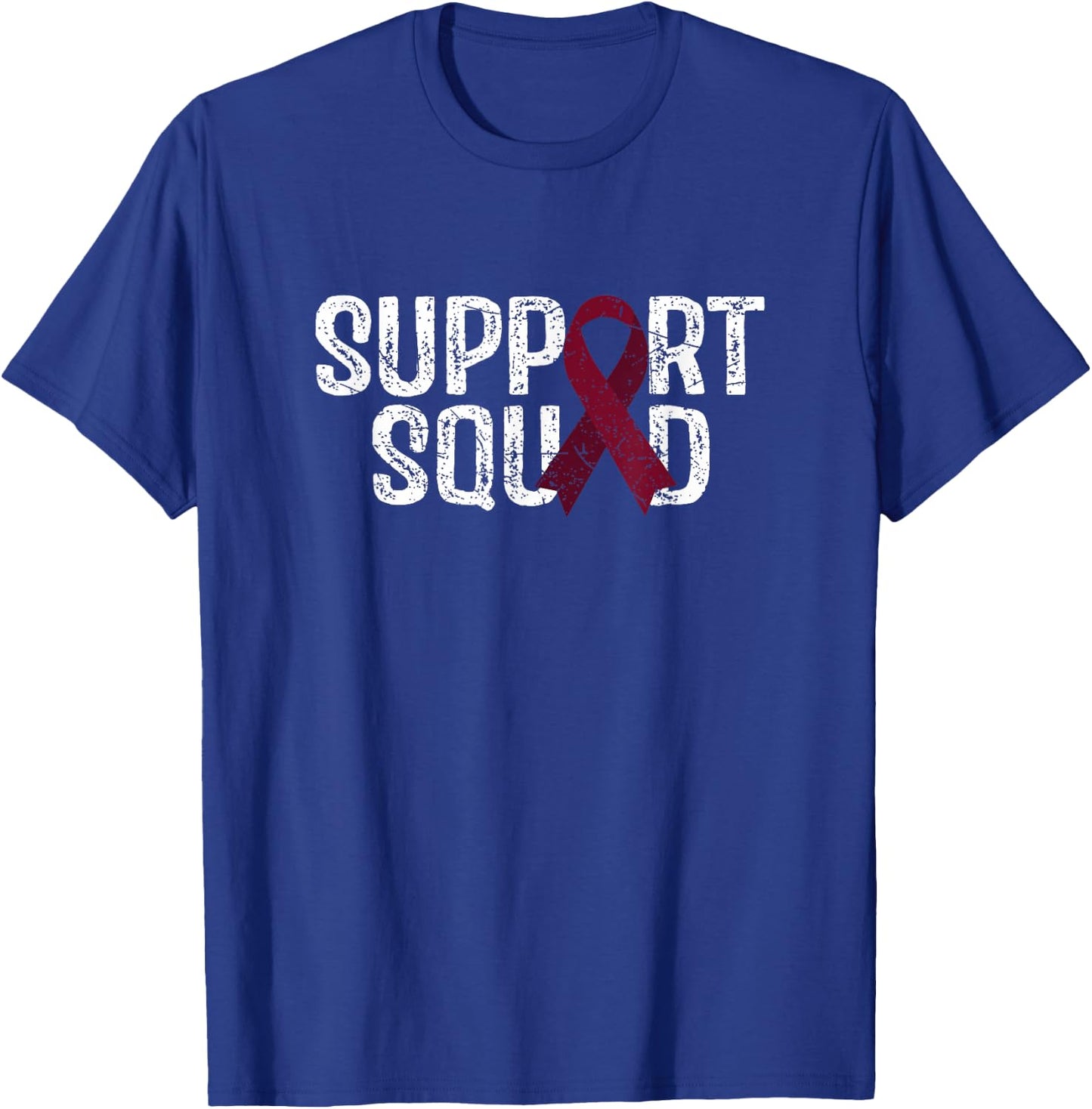 Support Squad Hirschsprung’s Disease Awareness T-Shirt - T-Shirt | Royal