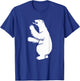 Coat Of Arms Polar Bear Greenland Print T-Shirt - T-Shirt | Royal