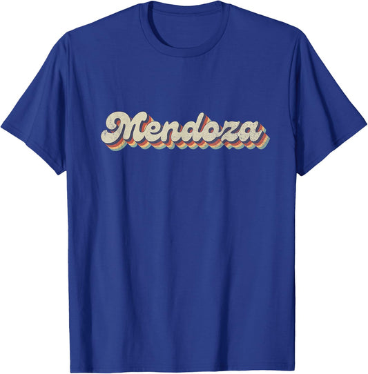 70's 80's Retro City - Vintage Mendoza T-Shirt - T-Shirt | Royal
