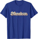 70's 80's Retro City - Vintage Mendoza T-Shirt - T-Shirt | Royal