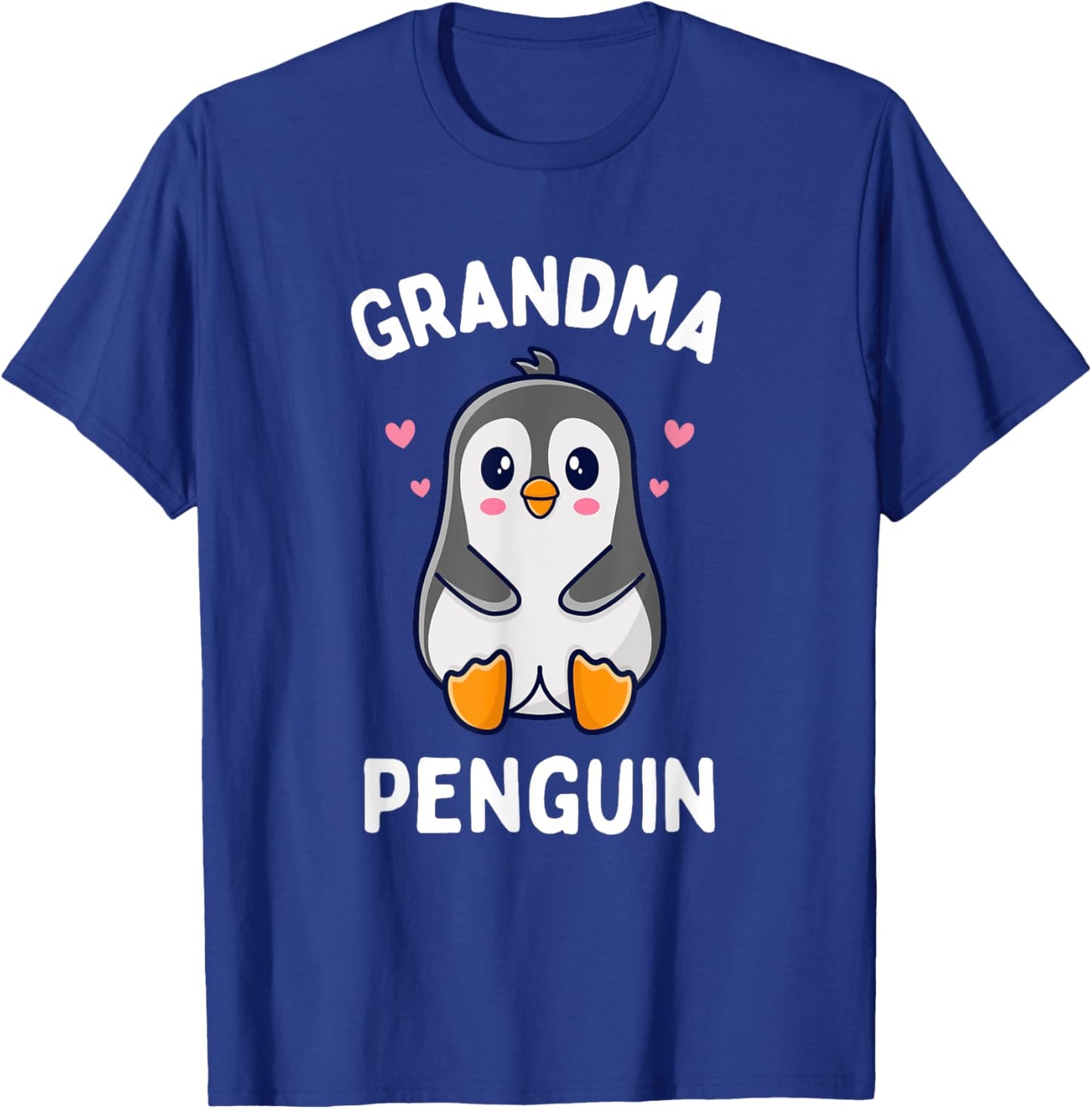 Cute Grandma Penguin Bird Lover Grandmother T-Shirt - T-Shirt | Royal