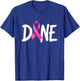 Last Day Of Chemo Radiation Treatment Breast Cancer Done T-Shirt - T-Shirt | Royal