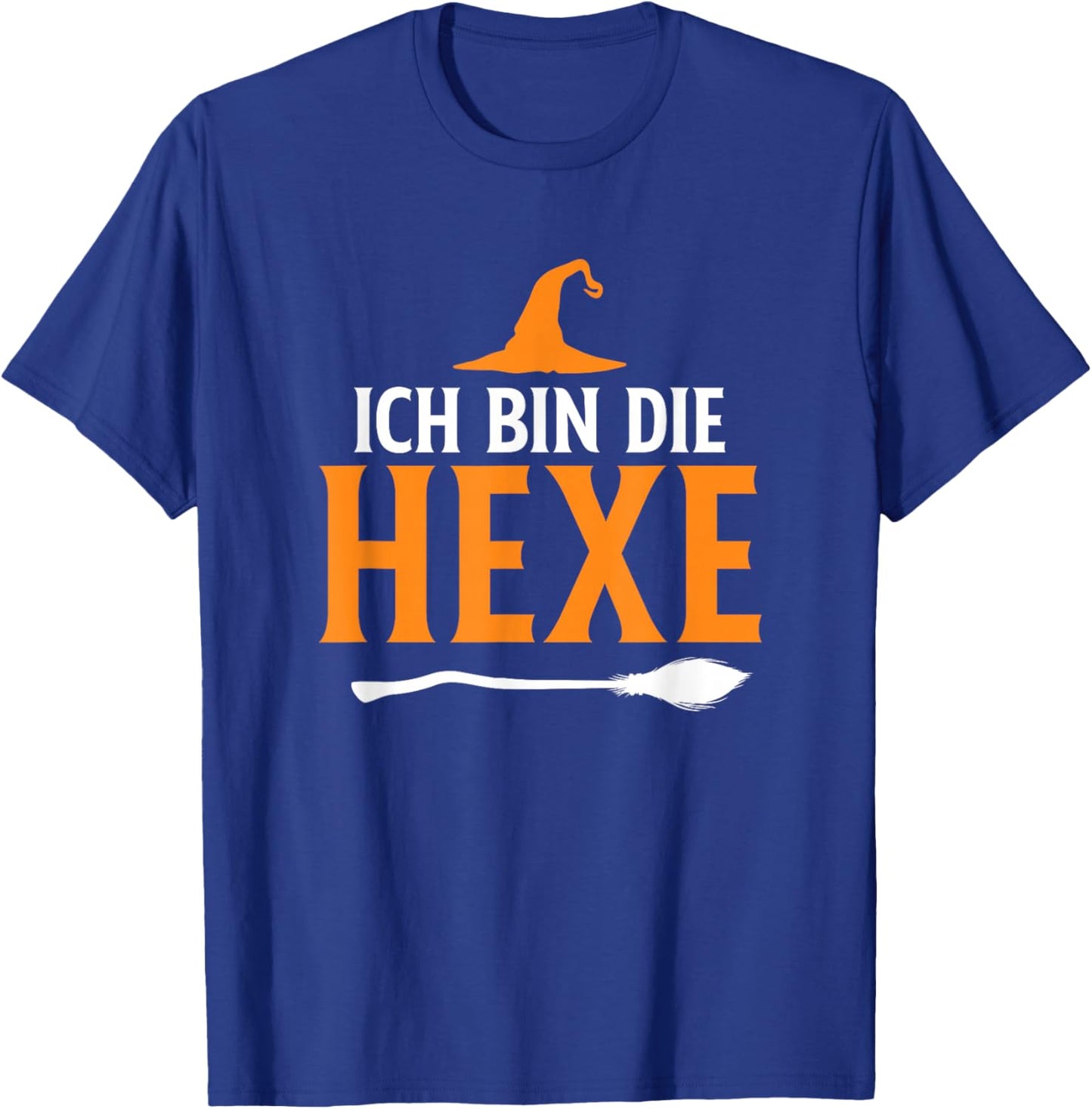 Halloween with German Text Ich Bin Die Hexe T-Shirt - T-Shirt | Royal
