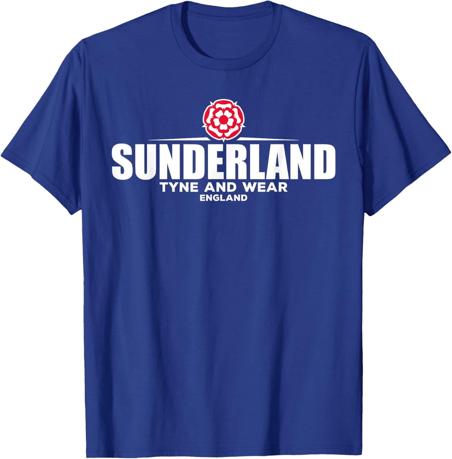 Sunderland Tyne and Wear England T-Shirt - T-Shirt | Royal