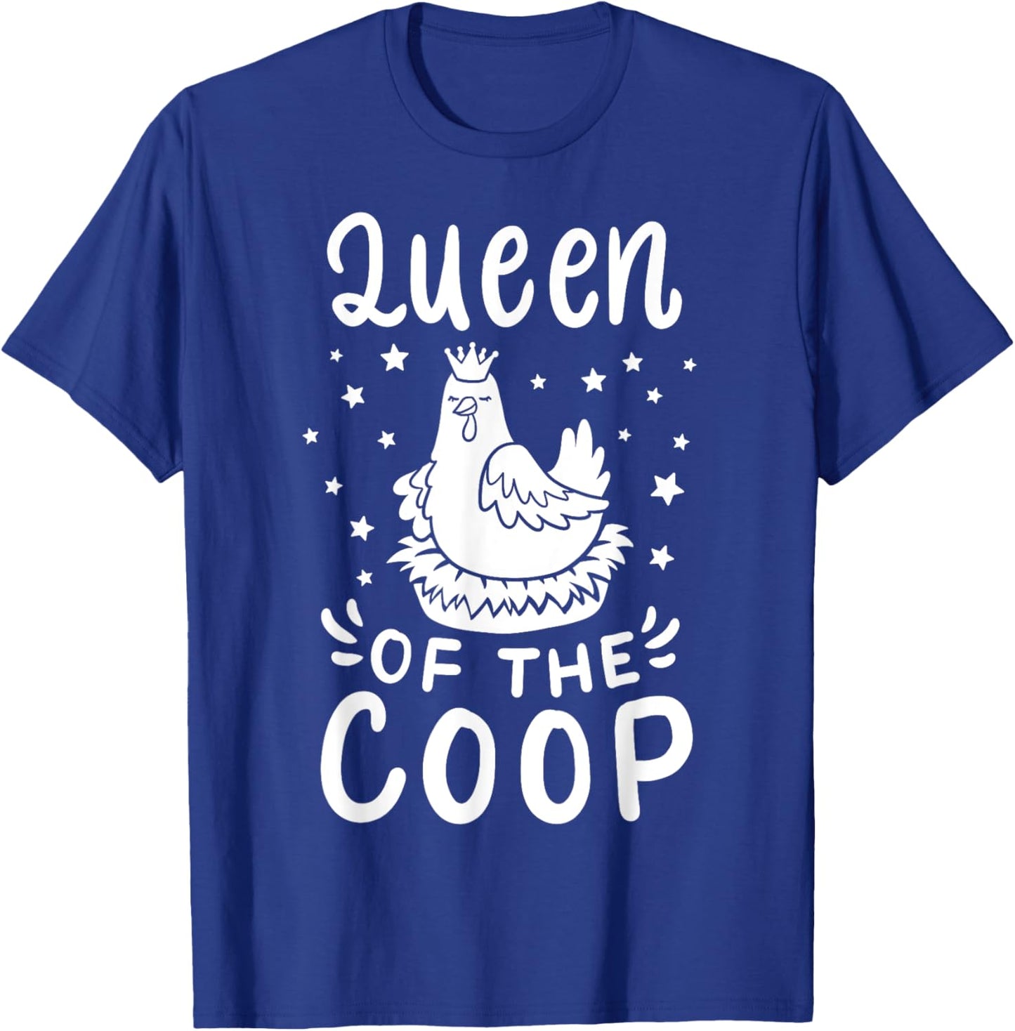 Chicken Queen Of The Coop T-Shirt - T-Shirt | Royal