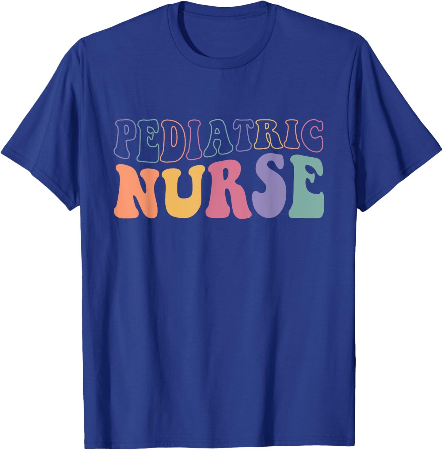 Pediatric Nurse Groovy Nursing School Women T-Shirt - T-Shirt | Royal