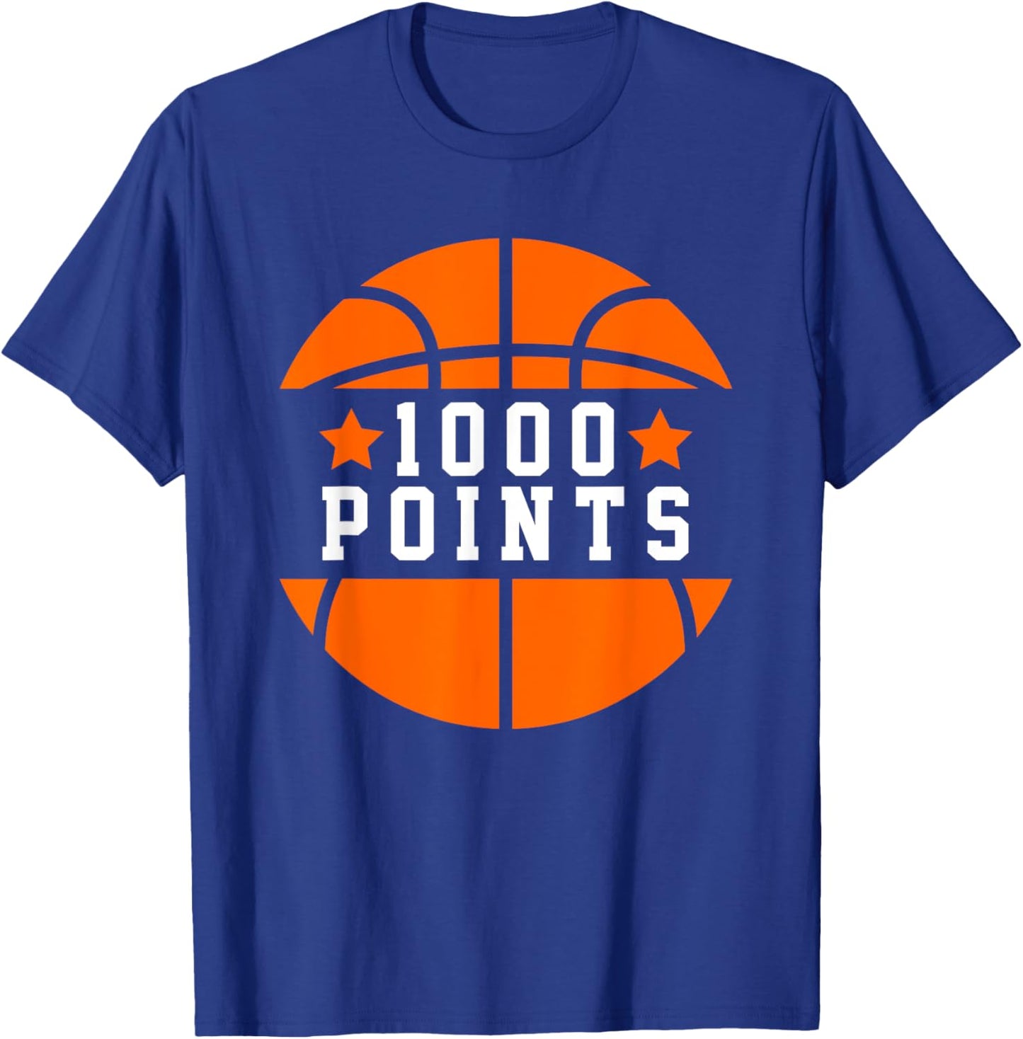 1000 Points Basketball Scorer High School Basketball Mom T-Shirt - T-Shirt | Royal