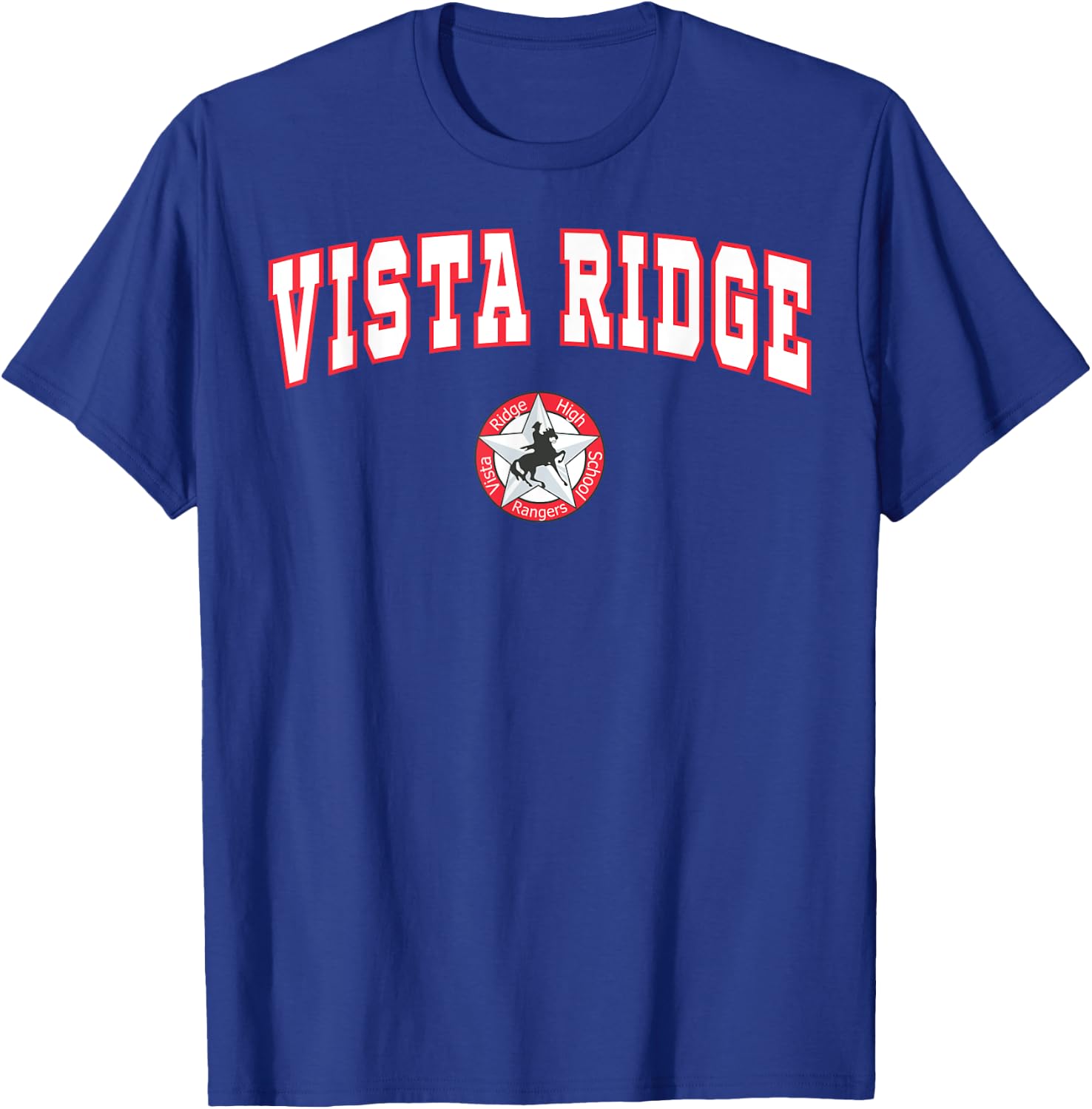Vista Ridge High School Rangers C2 T-Shirt - T-Shirt | Royal
