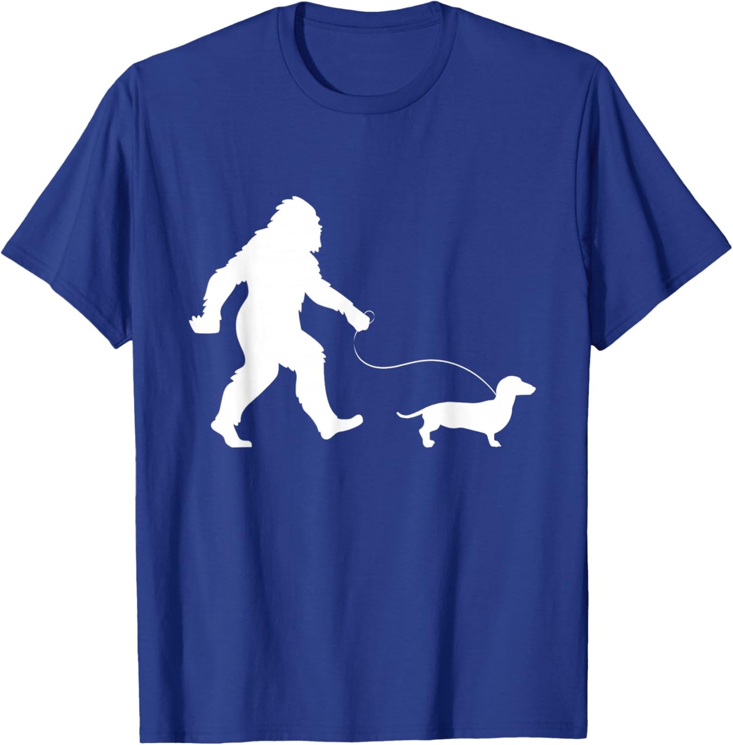 Dachshund And Bigfoot - Dog Lover Pet Trainer Breeder Women Kids T-Shirt - T-Shirt | Royal