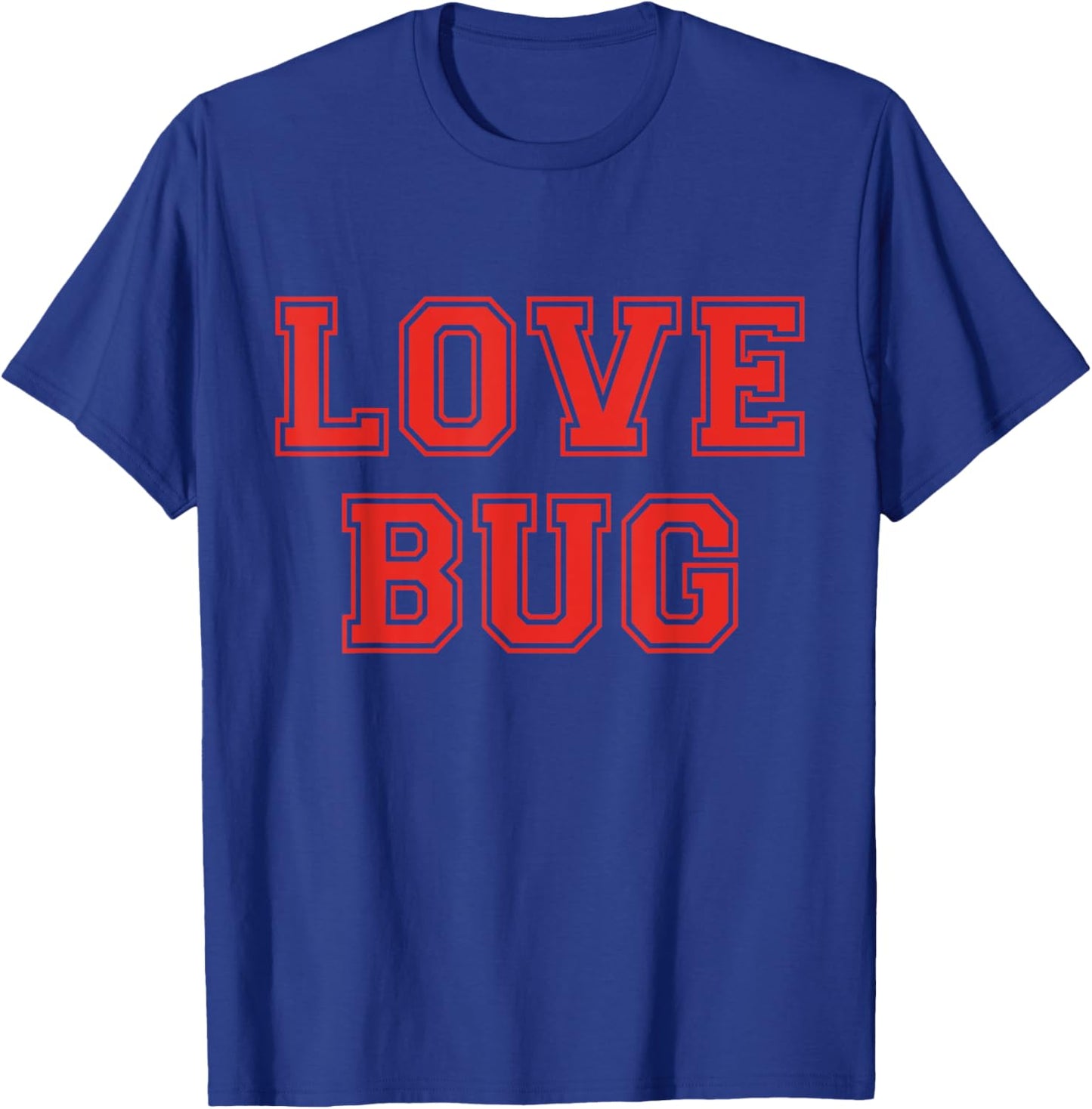 Love Bug V-Day Retro Style Love Bug Valentines Day T-Shirt - T-Shirt | Royal