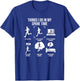 Things I Do In My Spare Time, Male Runner T-Shirt - T-Shirt | Royal