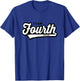 4th Grade TEAM School Teacher Fourth Baseball-Style T-Shirt - T-Shirt | Royal