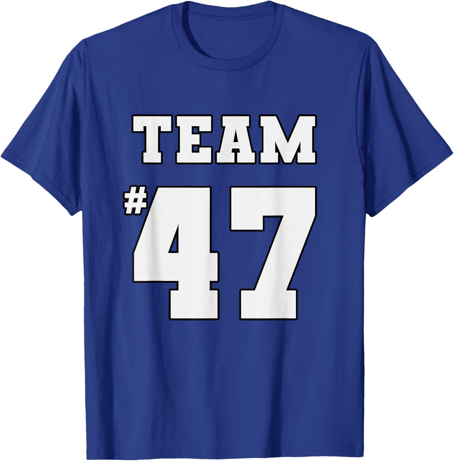 TEAM 47 TRUMP 45 We Won 2024 47th President Daddy's Home Red T-Shirt - T-Shirt | Royal