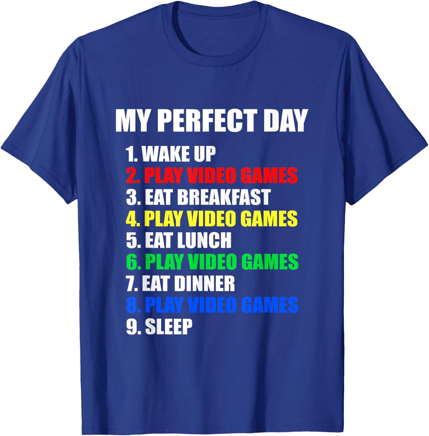Gift: The Perfect Gaming Day Suprise for Gamers Small T-Shirt - T-Shirt | Royal