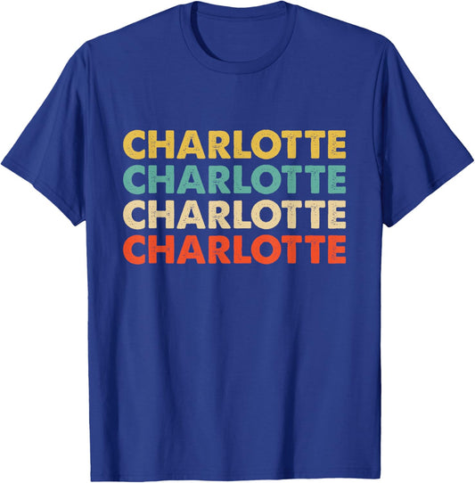 Charlotte Name T-Shirt - T-Shirt | Royal