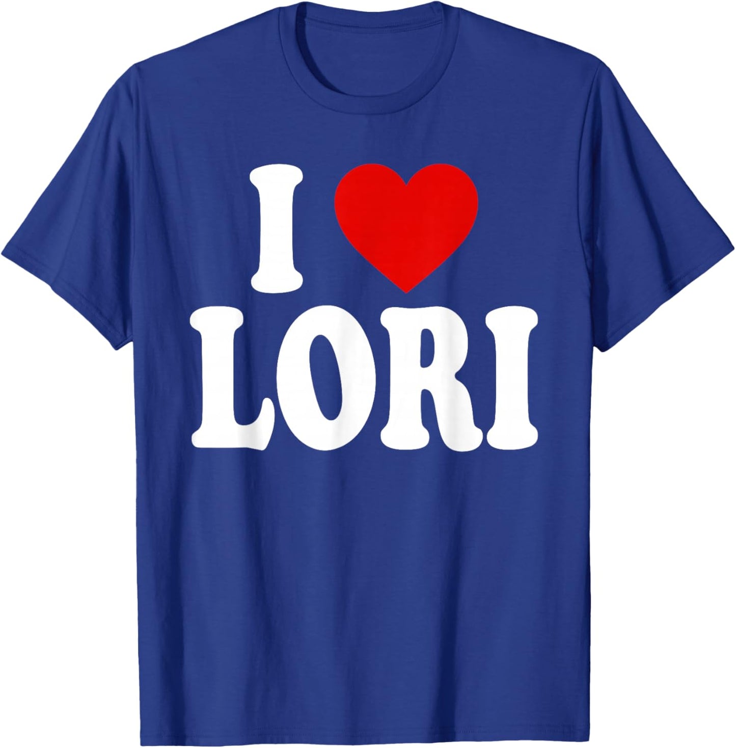 I Heart Love Lori T-Shirt - T-Shirt | Royal
