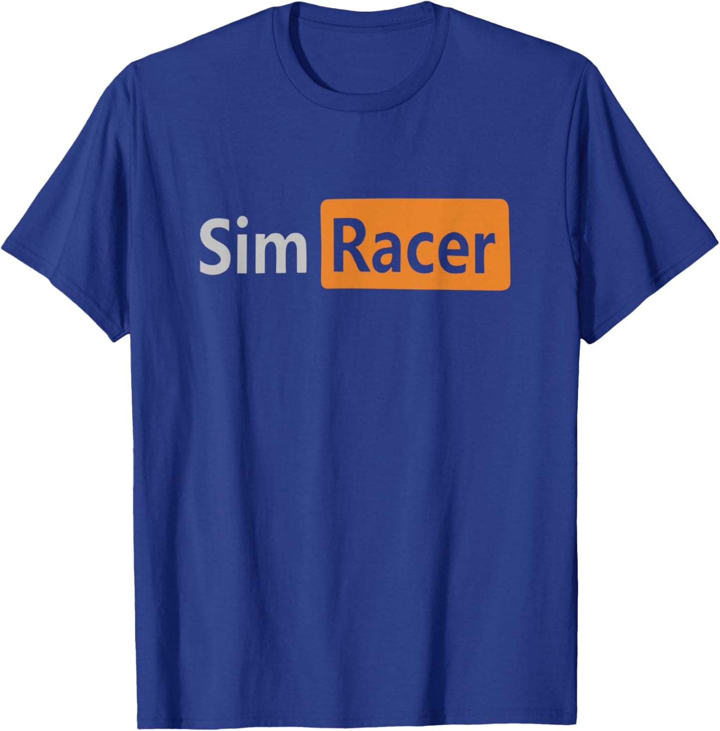 Sim Racing Cockpit Sim Racing Rig Sim Racing Seat Setup , Small, Black T-Shirt - T-Shirt | Royal