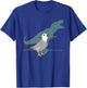 T-rex white faced cockatiel, Funny grey cockatiel dinosaur T-Shirt - T-Shirt | Royal