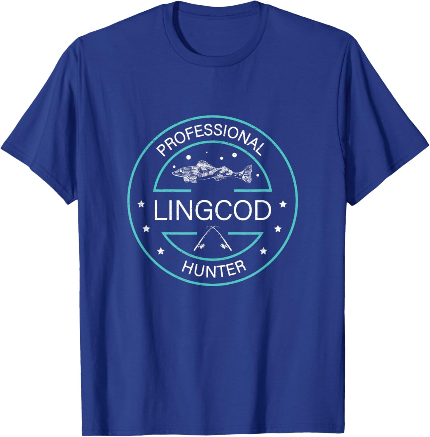 Funny Professional Lingcod Hunter Lingcod Fishing Enthusiast T-Shirt - T-Shirt | Royal