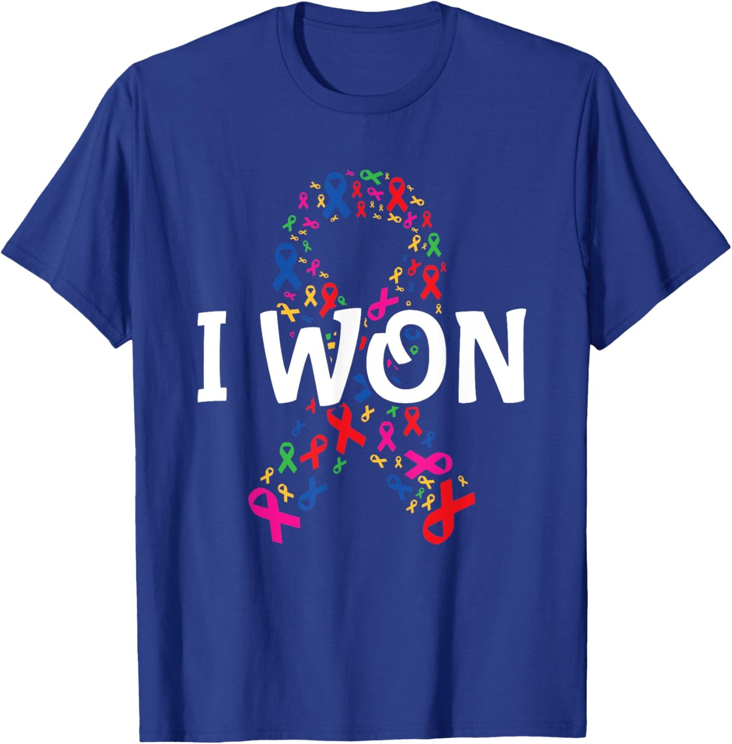 I won World Cancer Day for Cancer Awareness Cancer Survivor T-Shirt - T-Shirt | Royal