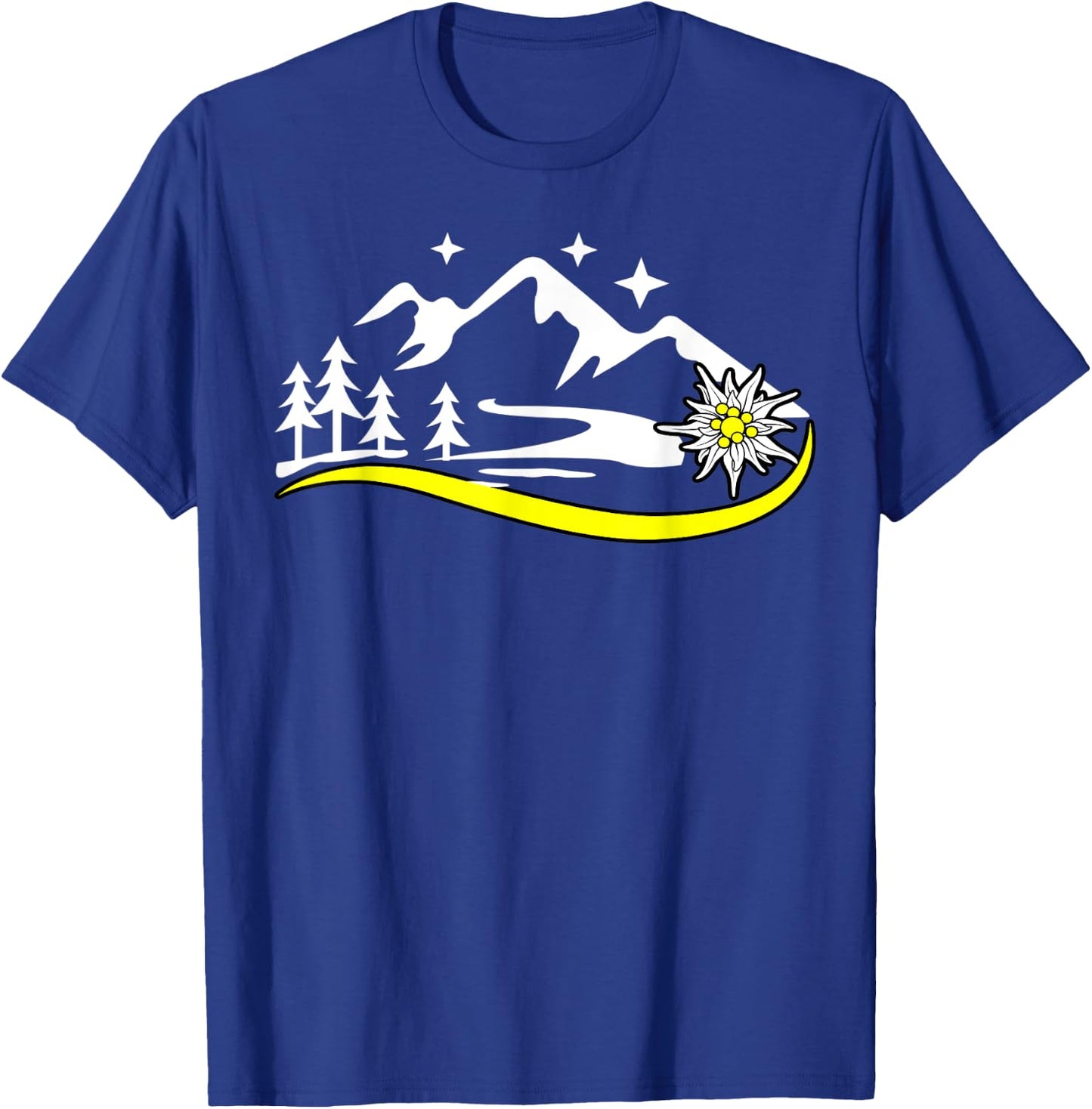 Alpen Edelweiß Edelweiss costume for dirndl and lederhosen T-Shirt - T-Shirt | Royal