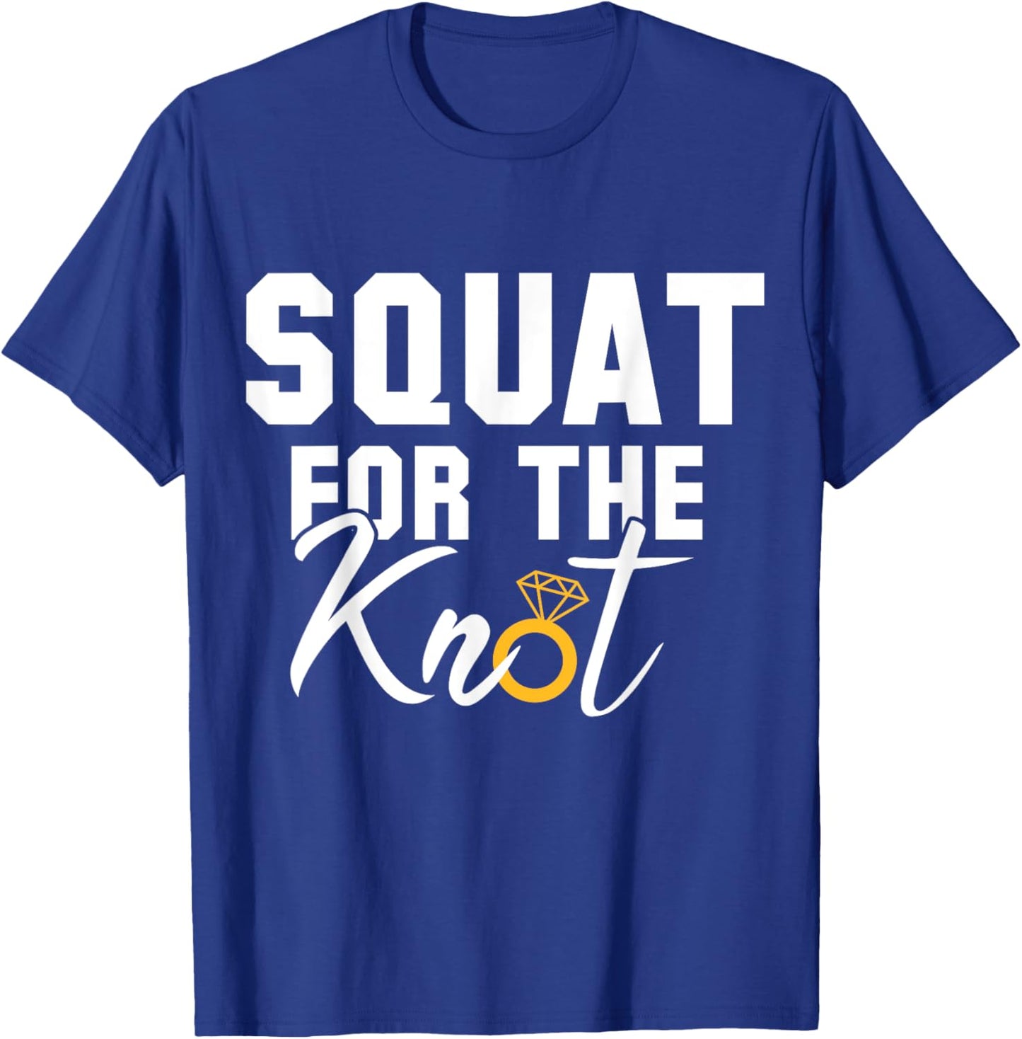 Women Workout Squat Bride Wedding Cool Fitness Lover Gift T-Shirt - T-Shirt | Royal