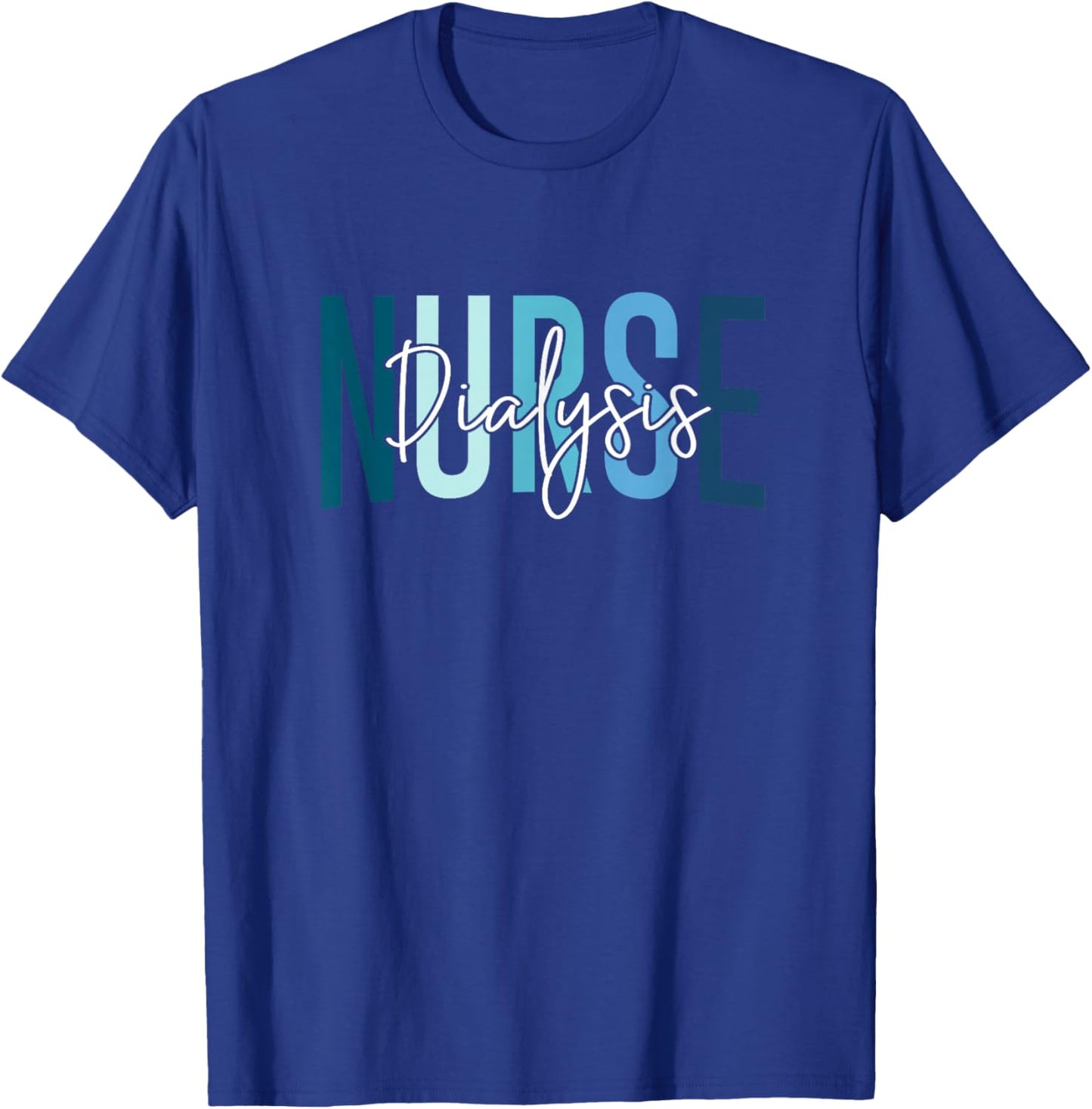 Vintage Dialysis Nurse Appreciation Day Apparel Funny Dialysis Nurse , -Adults, Black, Small, Short Sleeve, , Nursing, Novelty T-Shirt - T-Shirt | Royal