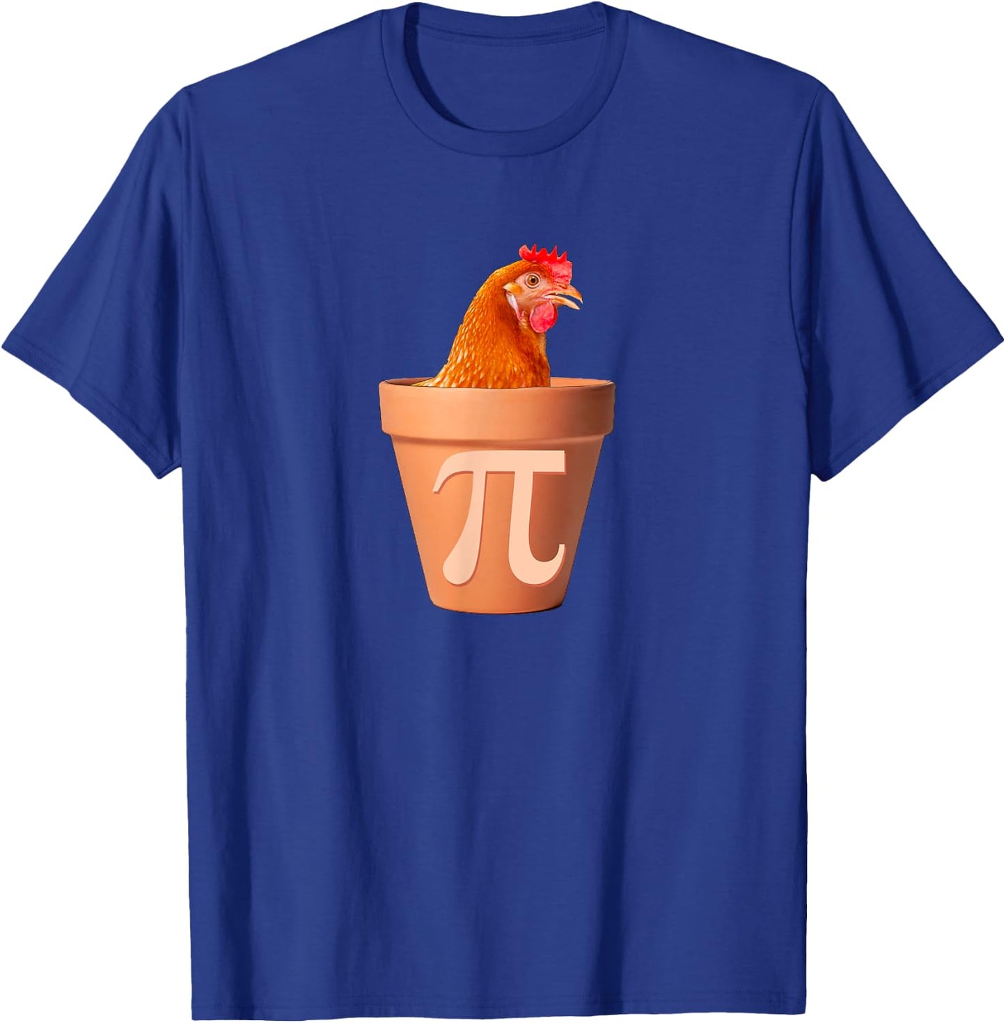 Chicken Pot Pi Funny Math Chicken Pot Pie Graphic Design T-Shirt - T-Shirt | Royal