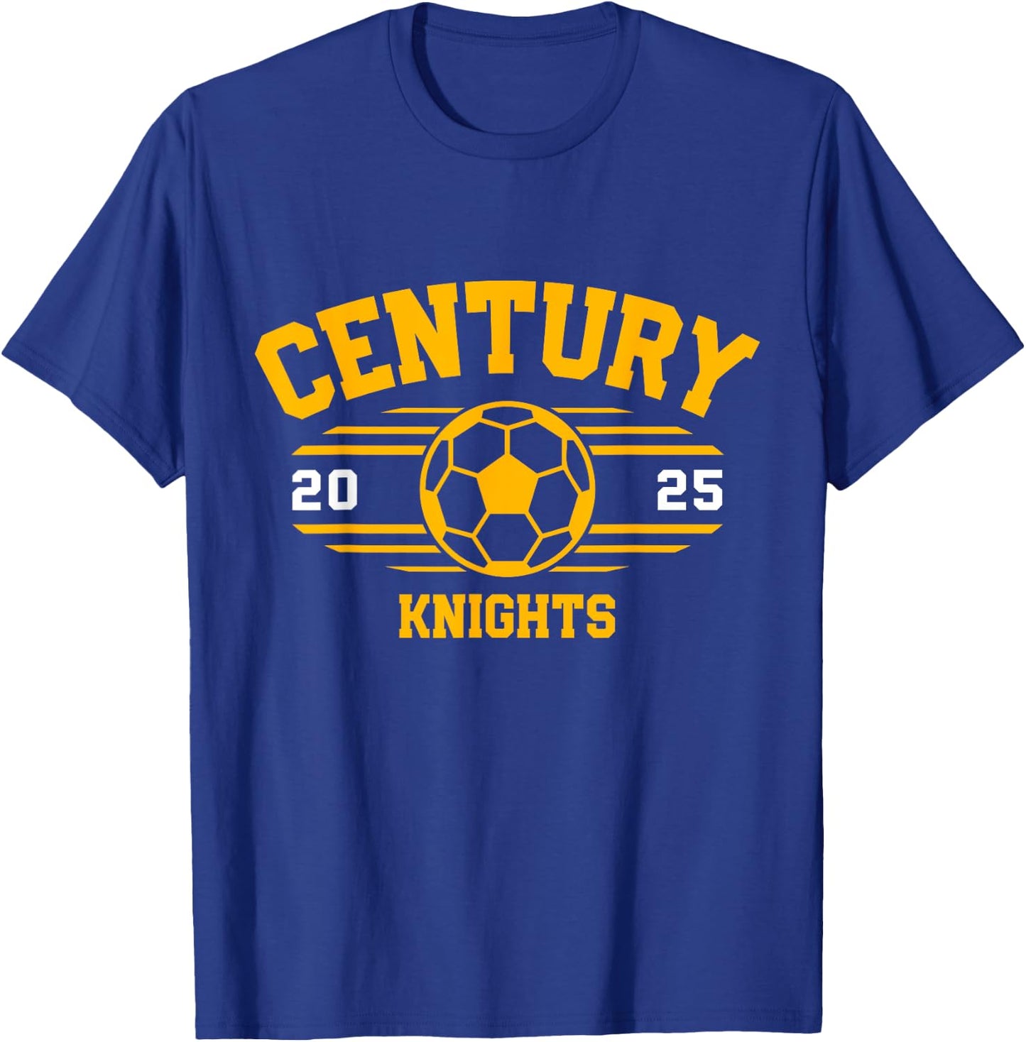 Century Knights Soccer Ball 2025 T-Shirt - T-Shirt | Royal