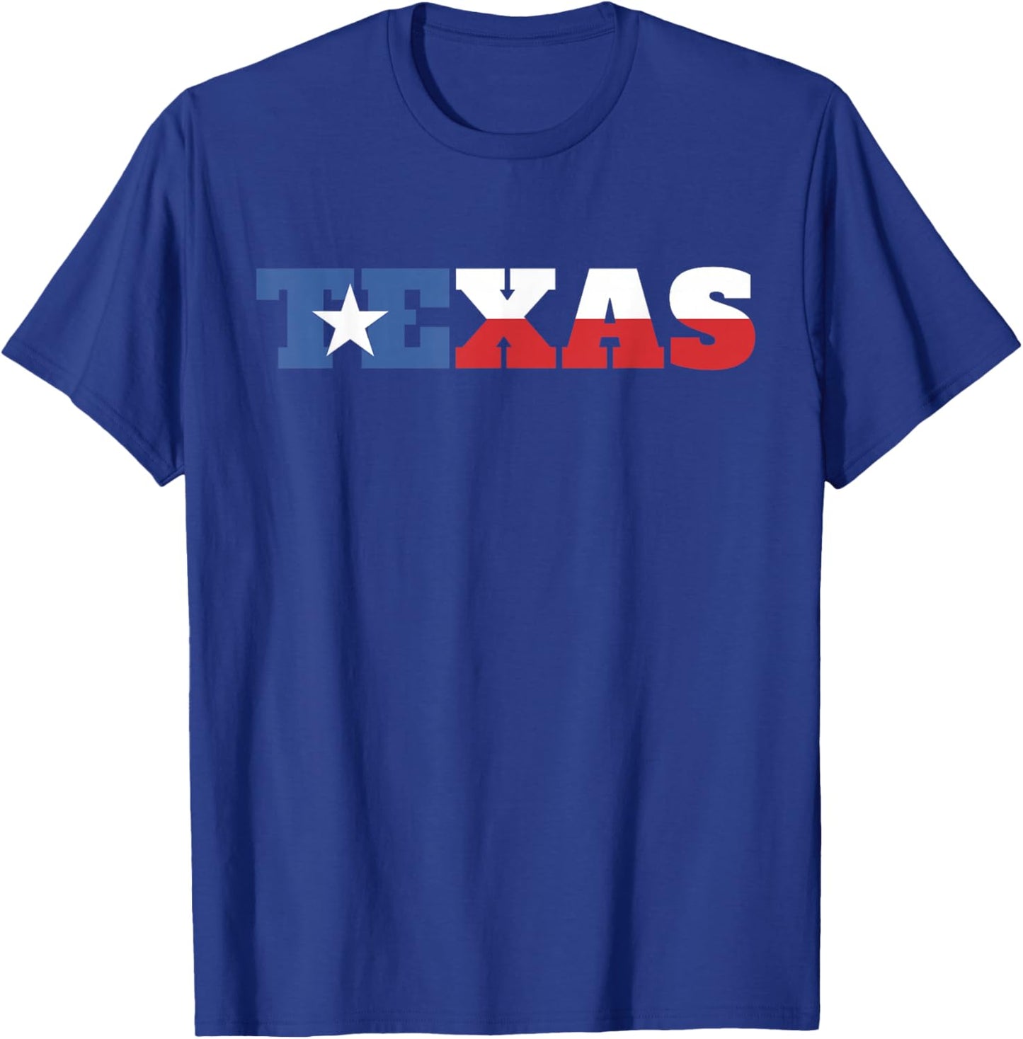Texas Flag Gift Cool USA US Pride American State Proud Texas T-Shirt - T-Shirt | Royal