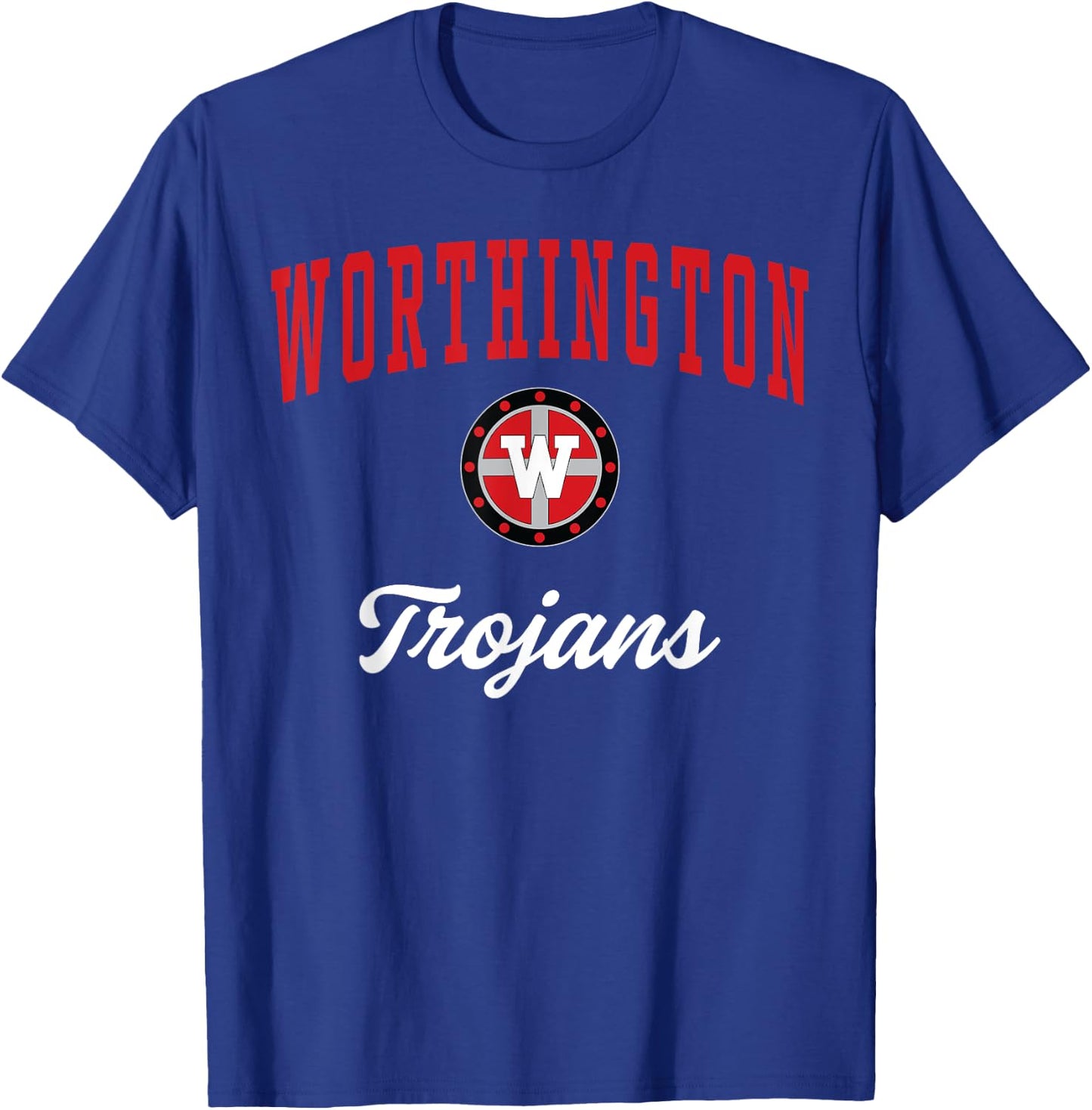 Worthington High School Trojans T-Shirt - T-Shirt | Royal