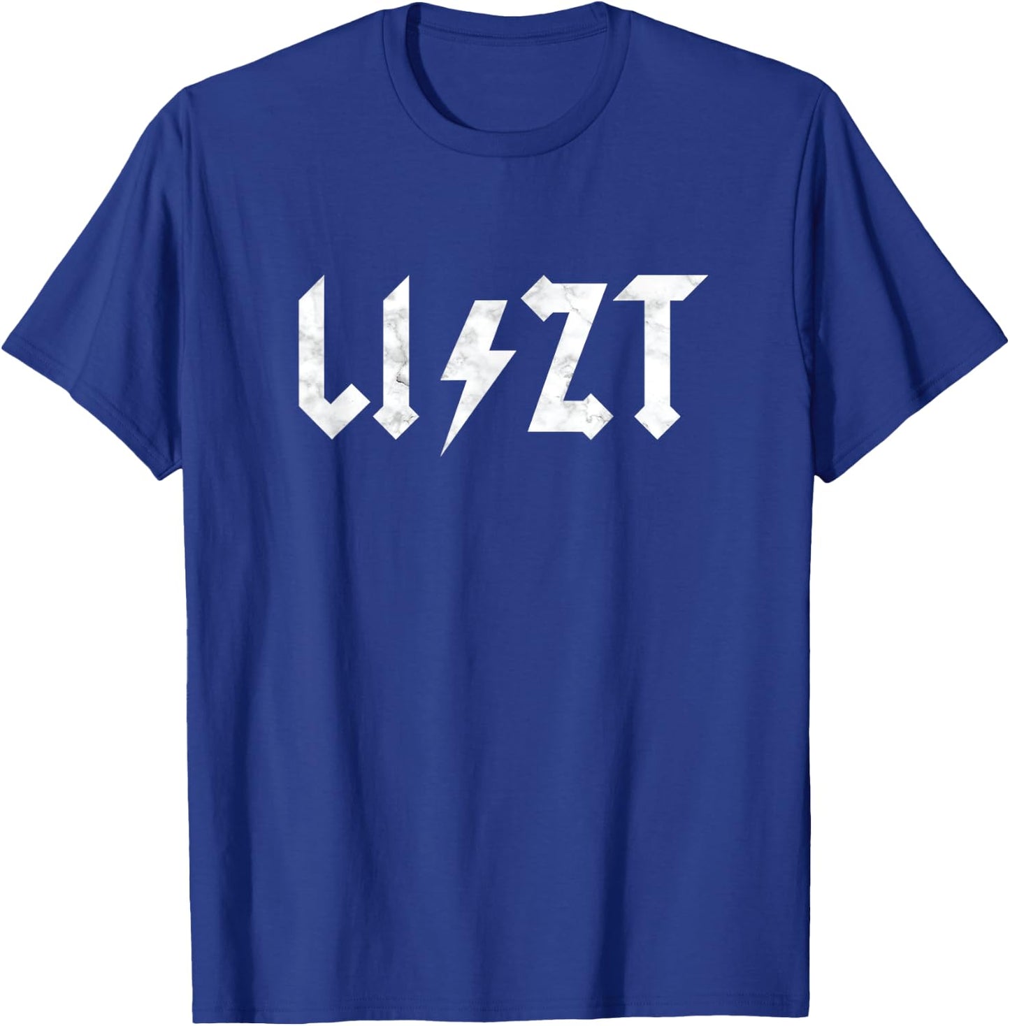 ShakespeareTees Liszt Rocks! - Men's Black Short Sleeve Classic Fit - Small T-Shirt - T-Shirt | Royal