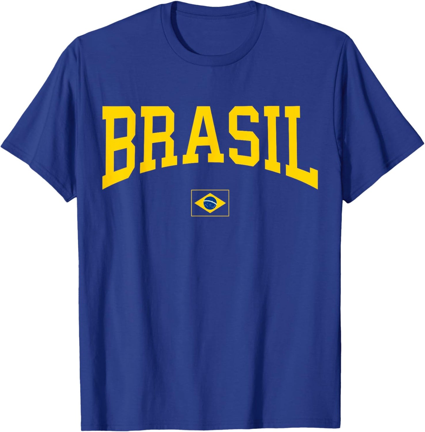 Brazil Women Men Kids Brasil Brazilian Flag Green T-Shirt - T-Shirt | Royal