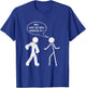 Funny Stick-Figure Gym Jokes Bro Have You Been Working Out T-Shirt - T-Shirt | Royal
