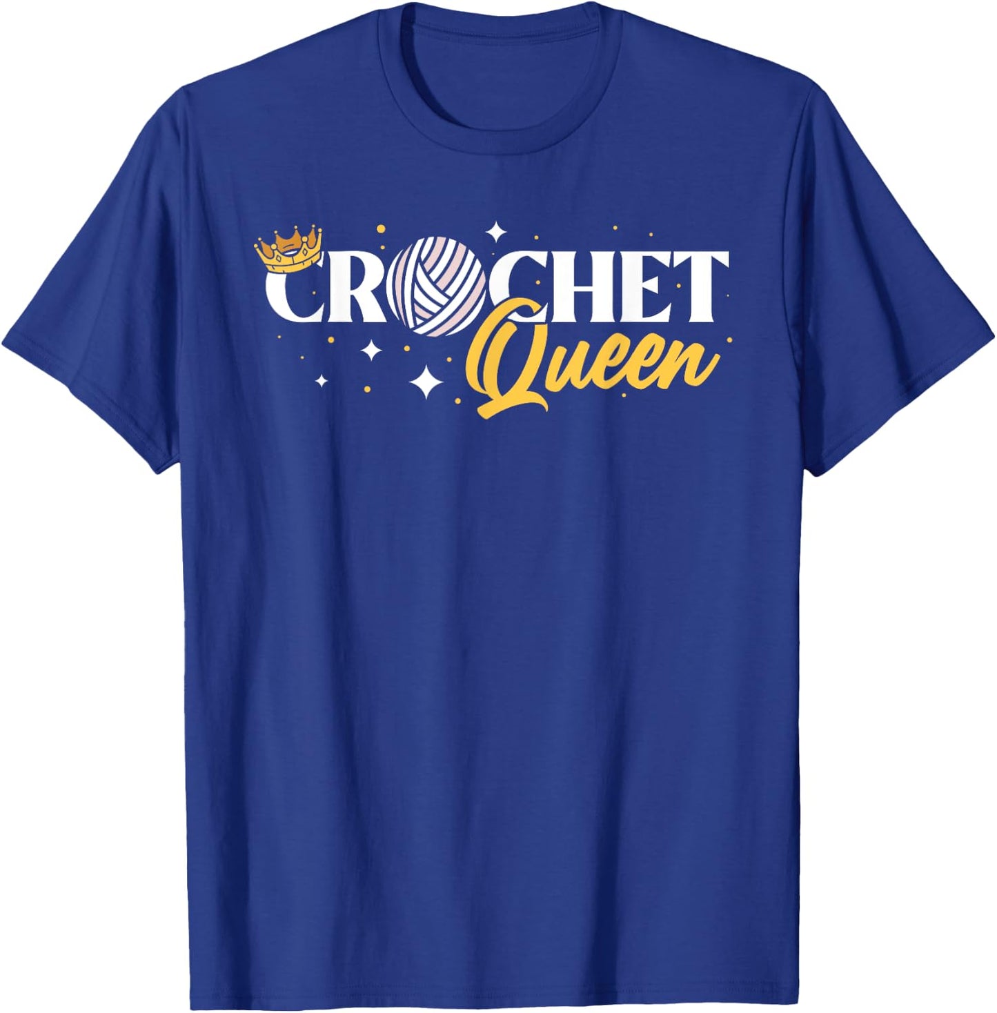 Crochet Queen T-Shirt - T-Shirt | Royal