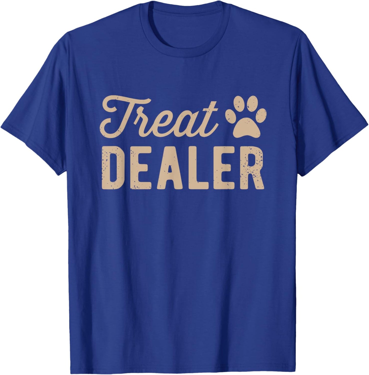 Dog Treat Dealer Funny Humor Dog Owner Dog Treats Dog Lover , Small, Grey T-Shirt - T-Shirt | Royal