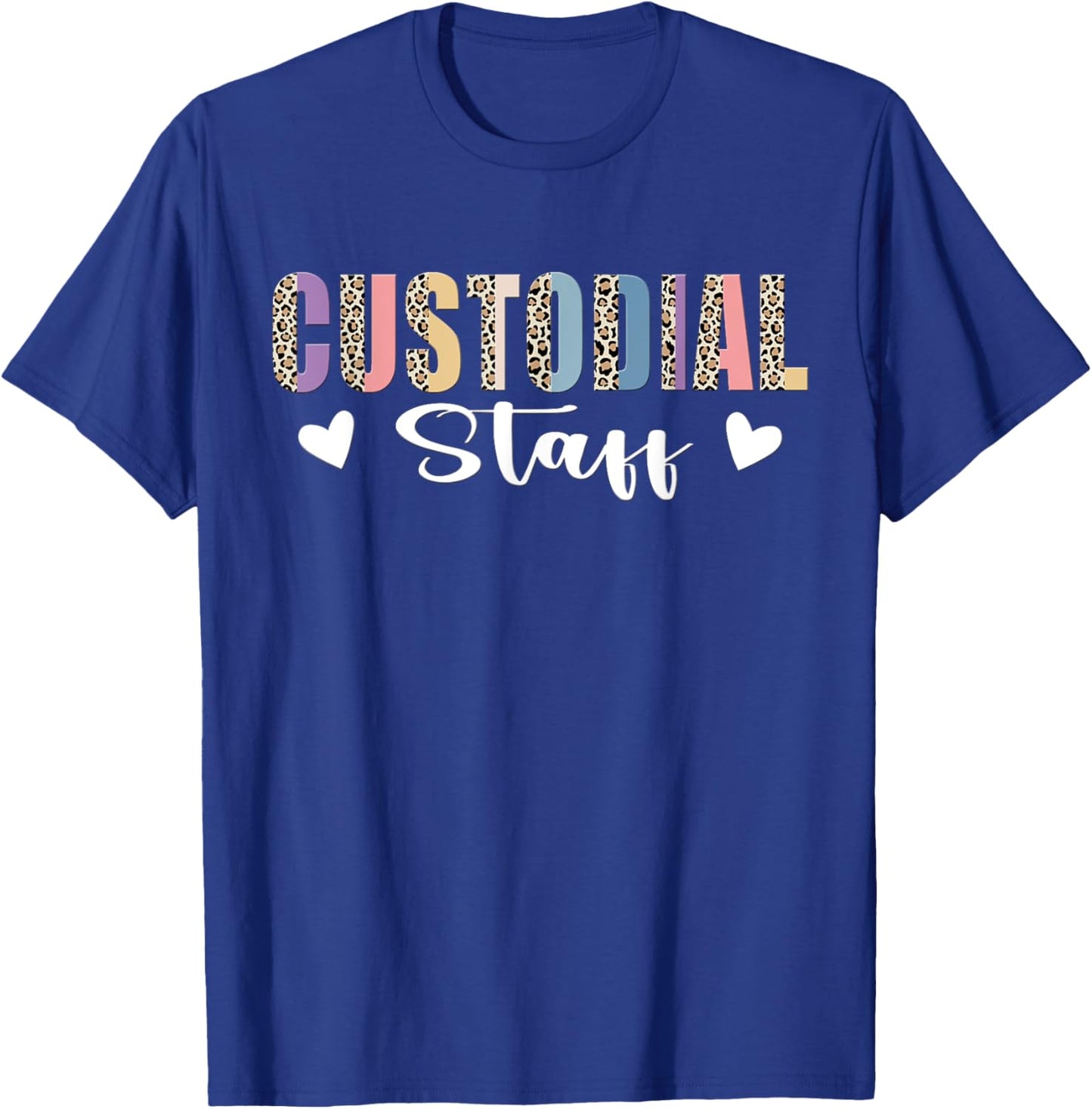 Custodial Staff Janitor Caretaker Worker Custodial Staff T-Shirt - T-Shirt | Royal
