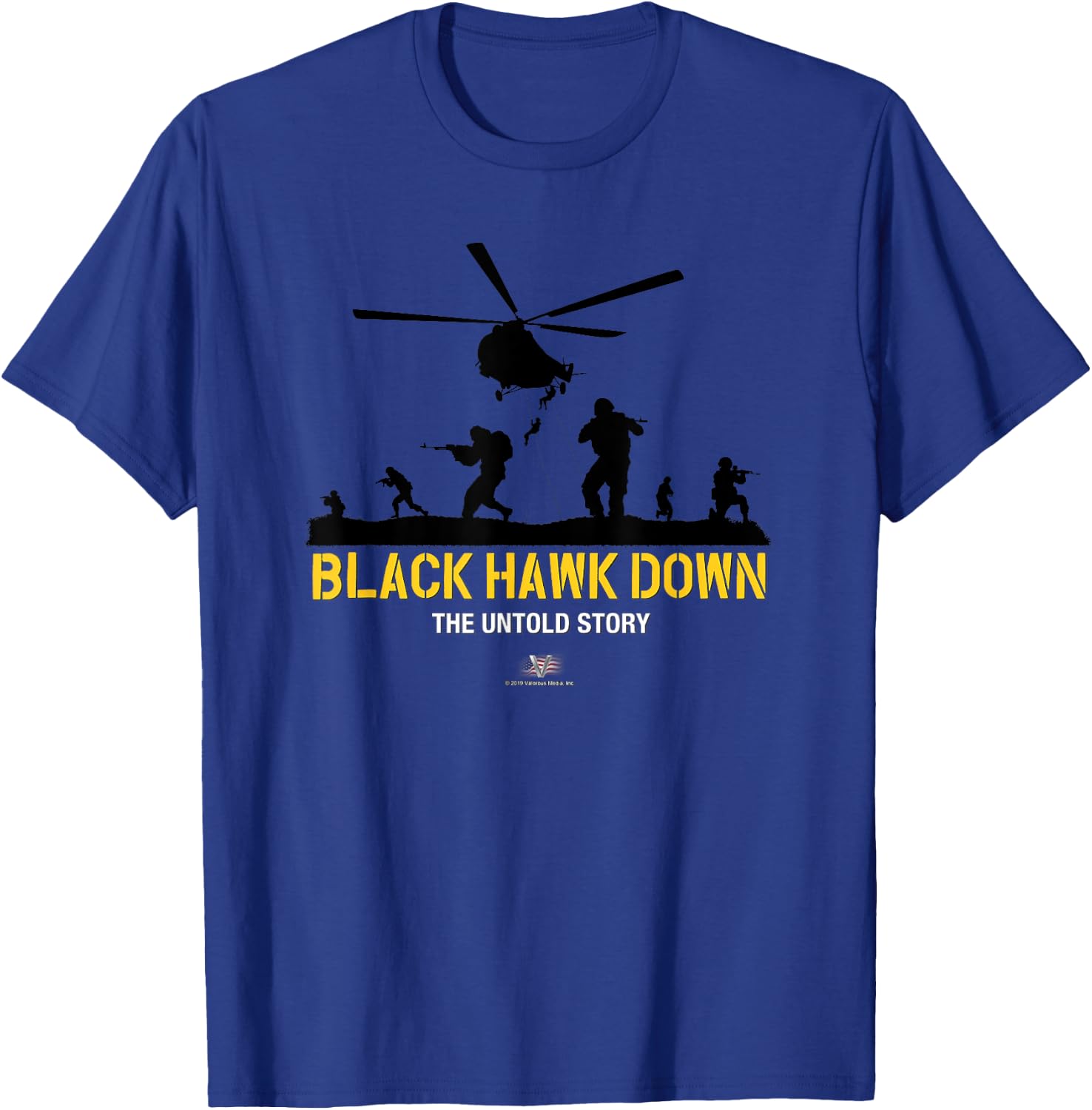 VTV- Black Hawk Down Soldiers Logo T-Shirt - T-Shirt | Royal